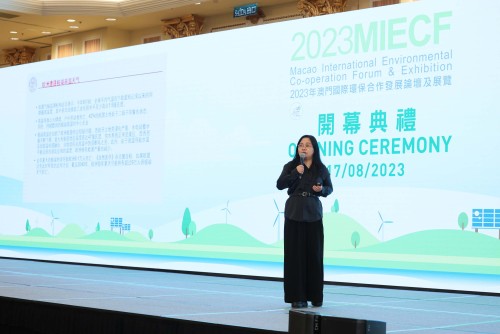 A Prof.ª Doutora Lan Hong, Vice-Directora do Centro de Pesquisa em Finanças Ecológicas da Universidade Renmin da China, Vice-Directora da Filial de Finanças Verdes da Sociedade de Ciências Ambientais da China e Vice-Directora da Comissão dos Profissionais de Finanças Verdes da Associação Chinesa da 